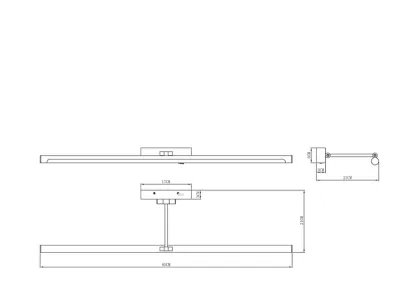 Подсветка для картин Arte Lamp Harrison A1716AP-1AB