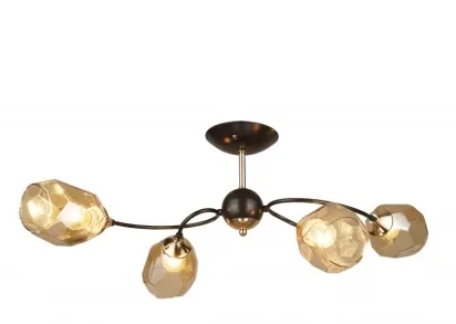 Потолочная люстра IMEX MD.4249-4-S-COFFEE+FGD