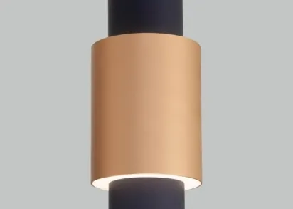 Подвесной светодиодный светильник Eurosvet Bento 50204/1 черный/матовое золото