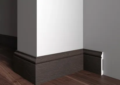 Плинтус 005-93SH DD, полиуретан ,размер: длина 2400 мм., толщина 13 мм., высота 79 мм.,Россия