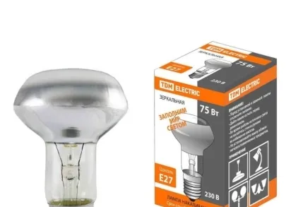 Лампа накаливания TDM Electric E27 75W зеркальная SQ0332-0031