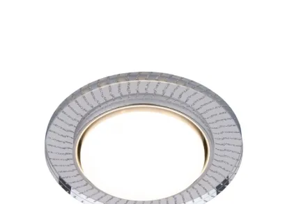 Встраиваемый светильник Elektrostandard 3033 GX53 CL/SL прозрачный/серебро a045484