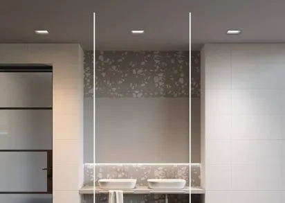 Встраиваемый светодиодный светильник Maytoni Okno DL056-24W3-4-6K-B