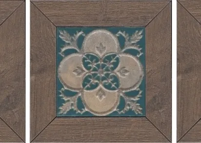 Керамогранит ID60 Меранти венге мозаичный 13х13