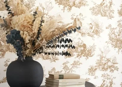 Обои Casadeco Les Belles Toiles de Jouy 87911318