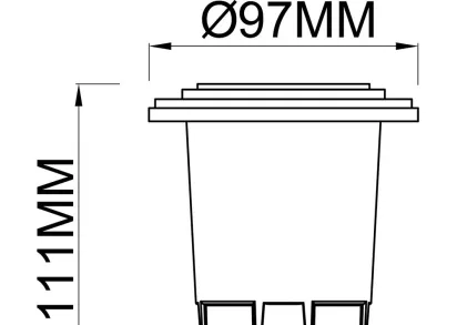 Ландшафтный светильник Deko-Light Aton round Set 730474