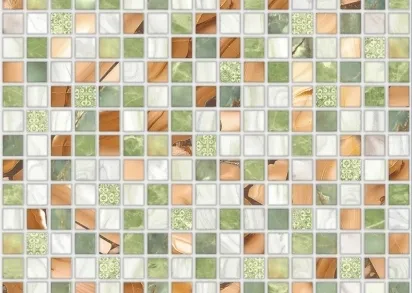 Плитка 122823 Нео Зеленая темная 25*40