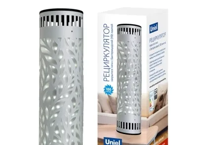 Ультрафиолетовый бактерицидный рециркулятор Uniel UDG-V100A UVCB/4000K D02 Grey UL-00007823
