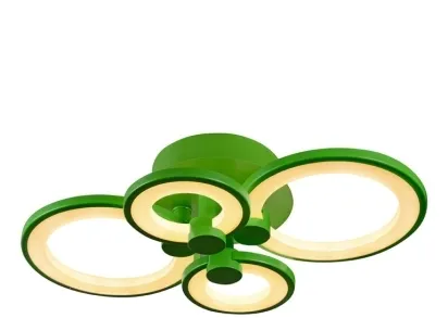 Потолочная светодиодная люстра iLedex Ring A001/4 Green