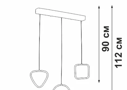 Подвесной светильник Vitaluce V3048-1/3S