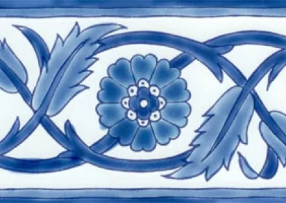 Плитка B00907F10008 PALMYRE BLEU F 10X20