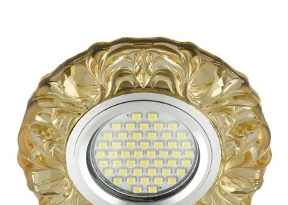 Встраиваемый светильник Fametto Luciole Dls-L136 Gu5.3 Glassy/Yellow