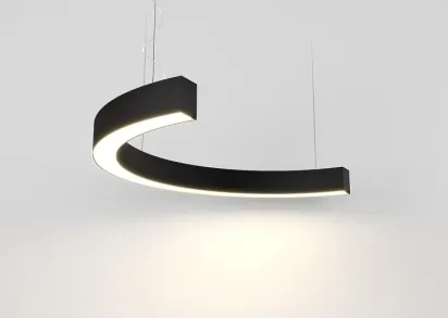 Подвесной светодиодный светильник Siled Nimbus-Half 7370889