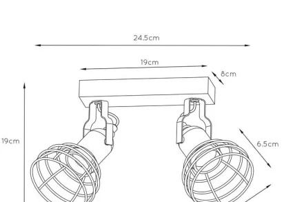 Спот Lucide Paulien 08927/02/35