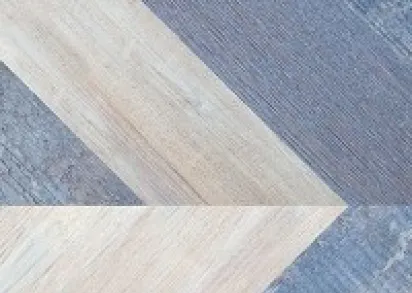 Пробковый пол CORKSTYLE Chevron Chevron Blue (Замковое соединение)
