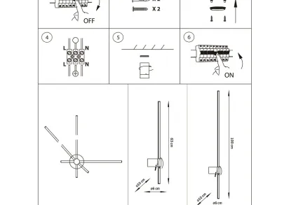 Настенный светодиодный светильник Lightstar Tubo 748647