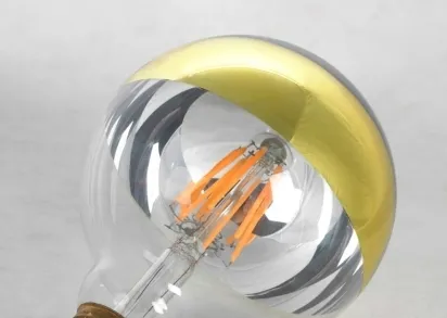 Лампа светодиодная Е27 6W 2200K золото GF-L-2107