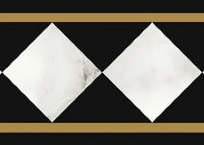 Плитка K1425MKB40 Victorian Diamond Border 7,5х40
