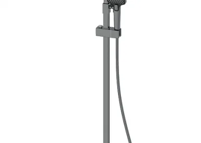 Душевая система Wonzon & Woghand WW-88739901-BGM с термостатом цвет Темный графит