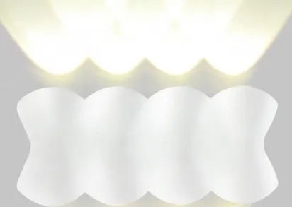 Уличный настенный светодиодный светильник IMEX Cross IL.0014.0019-8-WH