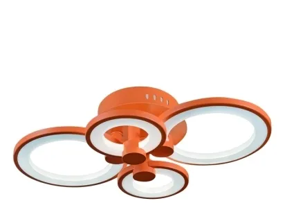 Потолочная светодиодная люстра iLedex Ring A001/4 Orange