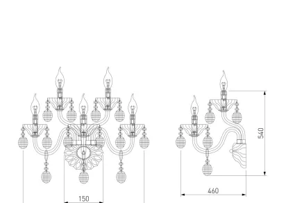 Бра Bogates 256/5 Strotskis