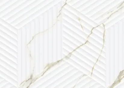 Плитка LE63063B-F53 Bianco Carrara Classico Cubo Rectificado 30х60