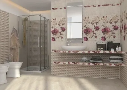 Плитка 00-00-5-10-00-11-684 Кэрол бежевая 25x50