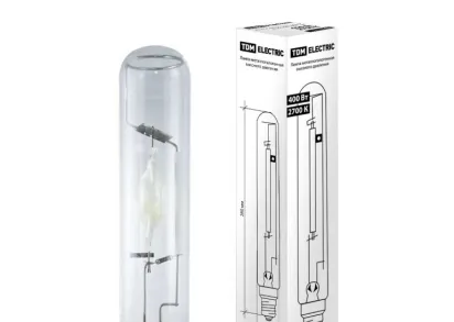 Лампа металлогалогенная TDM Electric E40 400W 2700K прозрачная SQ0325-0017
