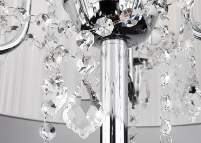 Торшер Eurosvet 2045/3F хром/белый