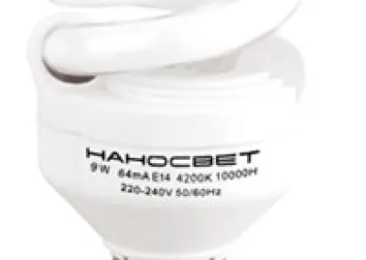 Лампа энергосберегающая Наносвет E14 9W 2700K матовая ES-SPU09/E14/827 E079