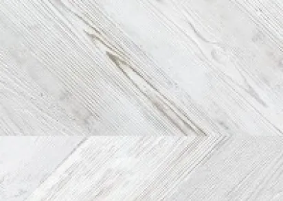 Пробковый пол CORKSTYLE Chevron Chevron White (Замковое соединение)