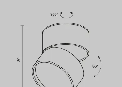 Светодиодный спот Maytoni Onda C024CL-12W4K-W-1