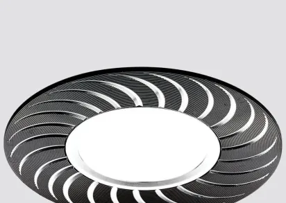 Встраиваемый светильник Ambrella light Classic A720 BK/AL