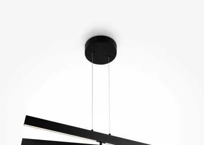 Подвесной светодиодный светильник Maytoni Origami MOD163PL-L38B4K