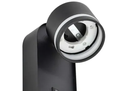 LIGHTING Светильник 4035 накладной настенный под лампу GX53 черный IEK LT-UBB0-4035-GX53-1-K02