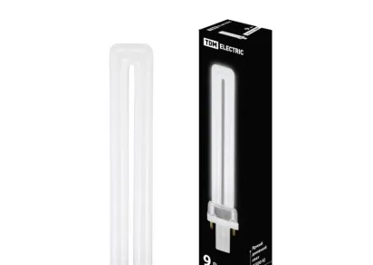 Лампа энергосберегающая TDM Electric G23 9W 6500K матовая SQ0323-0086