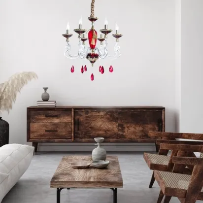 Подвесная люстра Divinare Simona 5125/10 LM-6