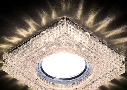 Встраиваемый светодиодный светильник Ambrella light Led S272 CL/WW