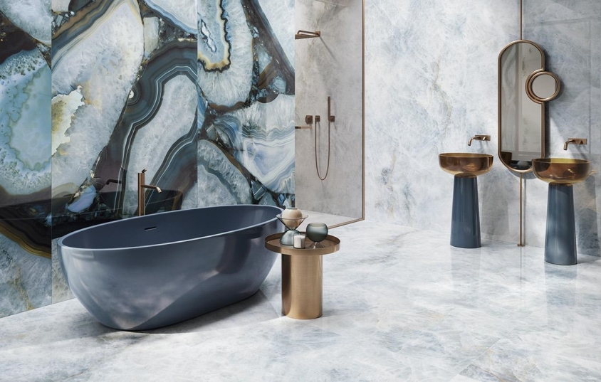 Керамогранит ELMM Agate Azure Full Lappato 6.5mm 120x278