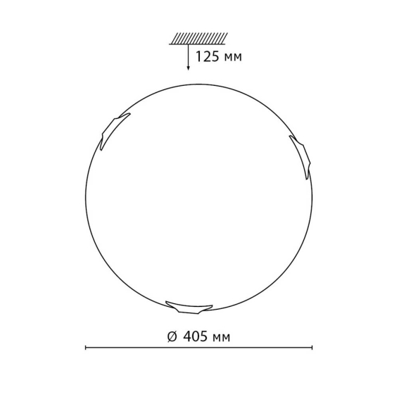 Настенно-потолочный светодиодный светильник Sonex Snok Lufe 7601/DL